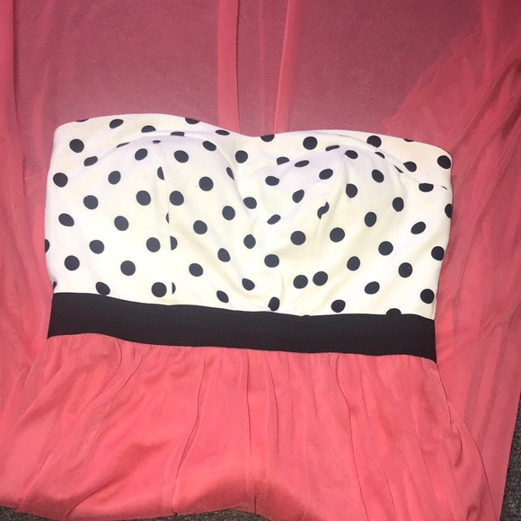 Long strapless dress - Picture 6 of 8